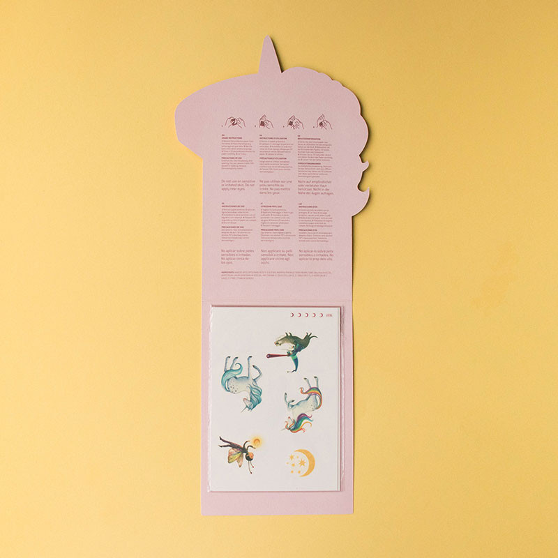 10 calcomanies fantàstiques d'unicorns